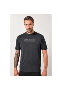 JAY-PI - Męska Koszulka FLEXNAMIC® outdoor rękaw 1/2 do roz. 7XL. Kolekcja: plus size. Kolor: czarny. Materiał: bawełna, materiał, elastan. Sport: outdoor #1