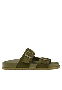 Geox Klapki U Parnaiba U651KA 00022 C3009 Zielony. Kolor: zielony. Materiał: zamsz, skóra #1