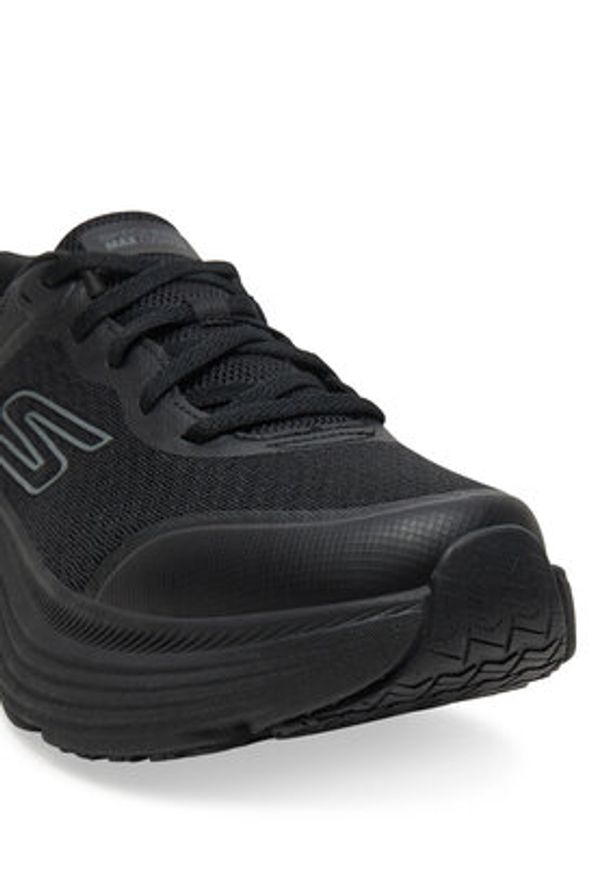 skechers - Skechers Sneakersy Max Cushioning Endea 129470/BBK Czarny. Kolor: czarny. Materiał: materiał