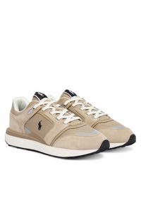 Polo Ralph Lauren Sneakersy 809P01637001 Beżowy. Kolor: beżowy. Materiał: skóra, zamsz #4