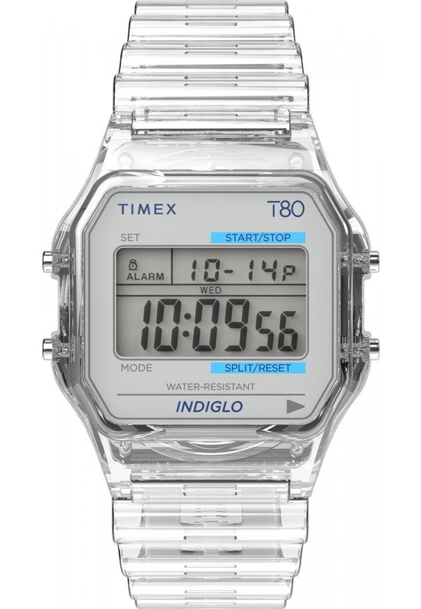 Zegarek Timex Zegarek męski Timex TW2Y36400 bezbarwny