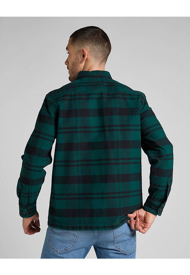 Lee - MĘSKA KOSZULA LEE ZIPPED OVERSHIRT L67GDP01 112322604