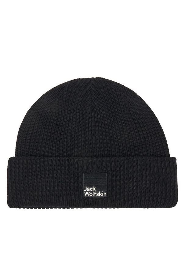 Czapka Jack Wolfskin. Kolor: czarny