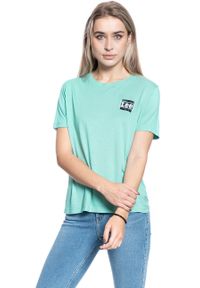 Lee - DAMSKI T-SHIRT LEE RELAXED FIT TEE AGATE GREEN L40CBWNB 112108497