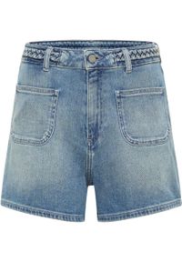 Damskie Szorty Mustang Style Purley Shorts Denim Blue 1016560 5000 332. Materiał: denim #4