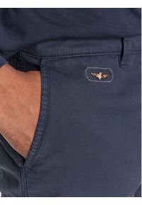 Aeronautica Militare Spodnie materiałowe 252PA1329UCT0244 Granatowy Regular Fit. Kolor: niebieski. Materiał: bawełna #4