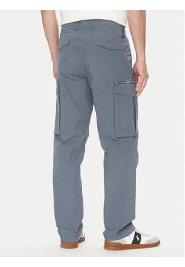 Michael Kors Spodnie materiałowe CS5304LHBY Niebieski Straight Leg. Kolor: niebieski. Materiał: bawełna