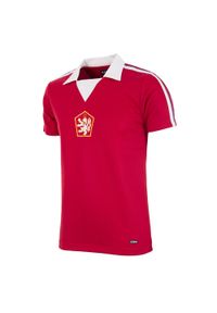 COPA FOOTBALL - Koszulka piłkarska retro dla dorosłych Czechosłowacja 1976 - Czerwony. Kolor: czerwony. Sport: piłka nożna #1