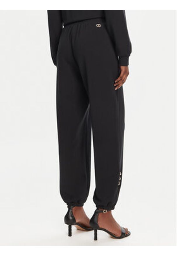 Liu Jo Sport Spodnie dresowe TA5229 J4869 Czarny Relaxed Fit. Kolor: czarny. Materiał: syntetyk