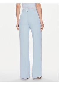 TwinSet - TWINSET Spodnie materiałowe 241TP2171 Niebieski Relaxed Fit. Kolor: niebieski. Materiał: syntetyk