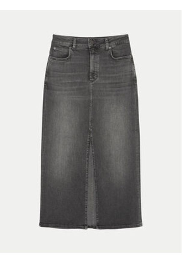 Marc O'Polo Spódnica jeansowa 409 9172 24061 Szary Regular Fit. Kolor: szary. Materiał: bawełna
