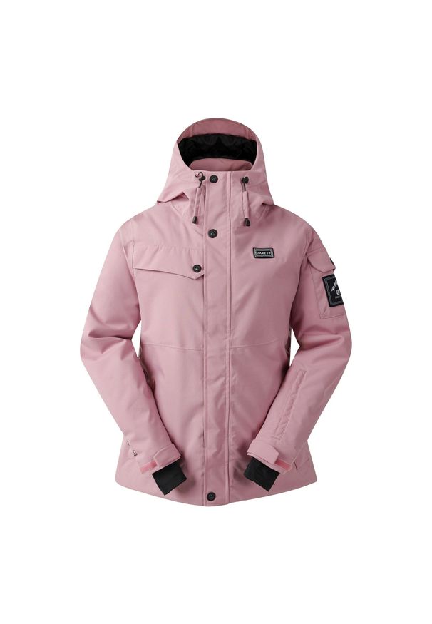 DARE 2B - Damska Kurtka Narciarska Ski Life Dash Z Nadrukiem. Kolor: różowy. Wzór: nadruk. Sezon: zima. Sport: narciarstwo