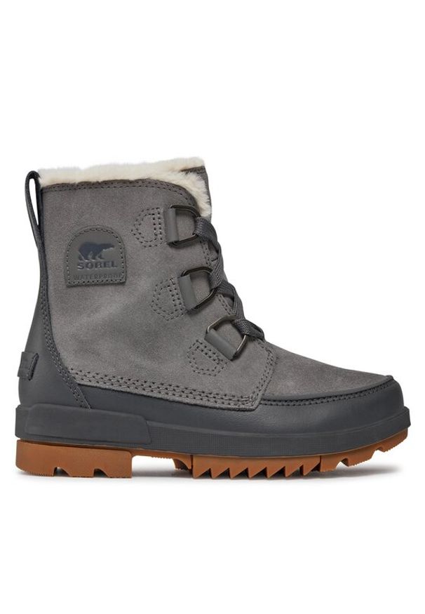 sorel - Sorel Botki Torino™ Ii Wp NL3488-052 Szary. Kolor: szary. Materiał: skóra, zamsz