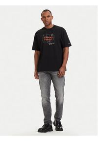 G-Star RAW - G-Star Raw T-Shirt Coord D29344-C372 Czarny Relaxed Fit. Kolor: czarny. Materiał: bawełna #3