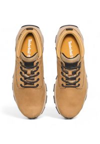 Sneakersy męskie Timberland Winsor Park MID LACE UP GTX SNEAKER WHEAT NUBUCK. Kolor: brązowy. Materiał: nubuk #7