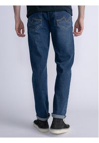 Petrol Industries Jeansy M-3030-DNM005 Granatowy Tapered Fit. Kolor: niebieski