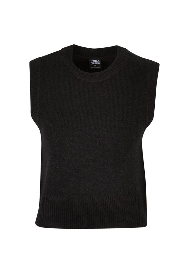 Damski sweter bez rękawów Urban Classics. Kolor: czarny. Materiał: poliester, akryl, polar. Długość rękawa: bez rękawów. Sezon: zima