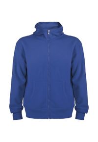 ROLY - Męska Bluza Z Kapturem Montblanc Full Zip. Typ kołnierza: kaptur. Kolor: niebieski