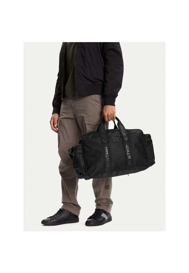 G-Star RAW - Torba weekendowa G-Star Raw. Kolor: czarny