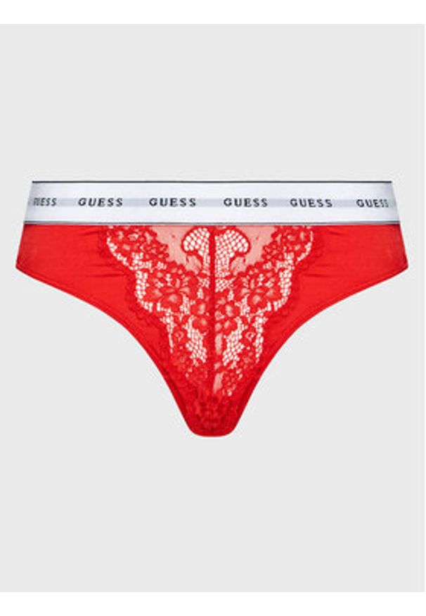 Guess Stringi Belle O2BE00 KBBT0 Czerwony. Kolor: czerwony. Materiał: syntetyk