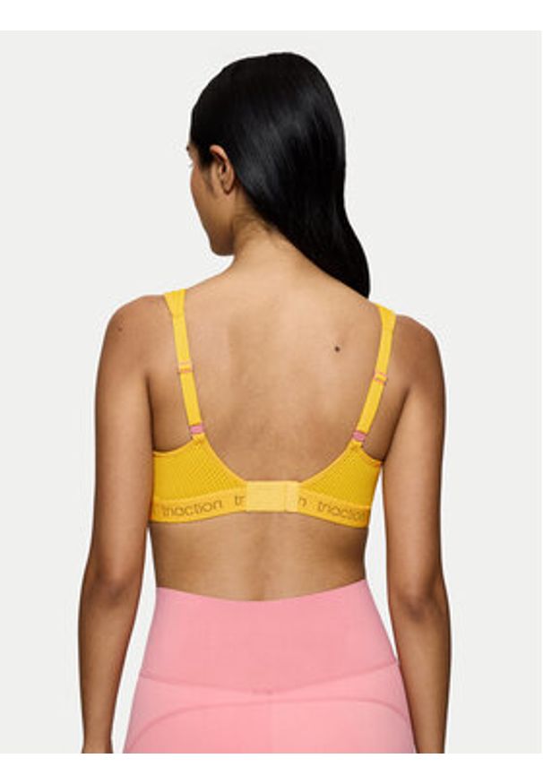 Triumph Biustonosz sportowy Triaction Energy Lite 10201677 Żółty. Kolor: żółty. Materiał: syntetyk