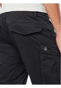 G-Star RAW - G-Star Raw Spodnie materiałowe Rovic D02190-5126-6484 Czarny Tapered Fit. Kolor: czarny. Materiał: bawełna #4