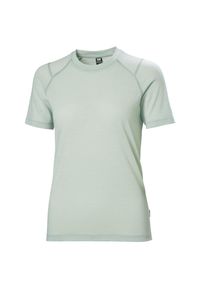 Damska koszulka polo Helly Hansen HH Durawool. Typ kołnierza: polo. Kolor: zielony. Sezon: lato #1