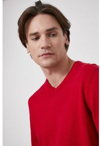 medicine - Medicine - Sweter bawełniany Commercial. Okazja: na co dzień. Kolor: czerwony. Materiał: bawełna. Długość rękawa: długi rękaw. Długość: długie. Styl: casual #5