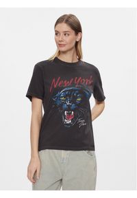 Tommy Jeans T-Shirt Panther DW0DW17371 Czarny Relaxed Fit. Kolor: czarny. Materiał: bawełna #1