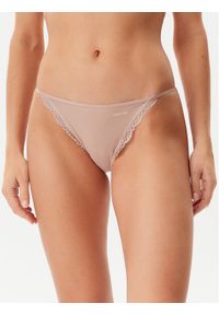 Calvin Klein Underwear Figi klasyczne LV00QD5269 Beżowy. Kolor: beżowy. Materiał: syntetyk