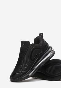 Born2be - Czarne Sneakersy Ethemisa. Kolor: czarny. Materiał: materiał. Szerokość cholewki: normalna. Wzór: aplikacja #5