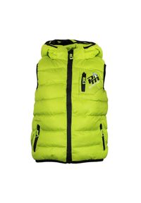 PEAK MOUNTAIN - Kamizelka narciarska dla dzieci Peak Mountain Ecarti. Kolor: zielony. Długość rękawa: bez rękawów. Sezon: zima. Sport: narciarstwo #1