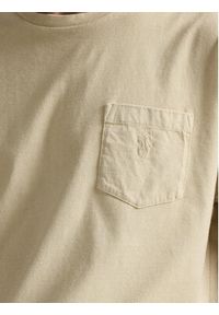 Polo Ralph Lauren T-Shirt 710969628007 Beżowy Custom Slim Fit. Typ kołnierza: polo. Kolor: beżowy. Materiał: bawełna #3