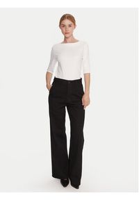 Calvin Klein Bluzka LV044C217G Biały Slim Fit. Kolor: biały. Materiał: bawełna #5