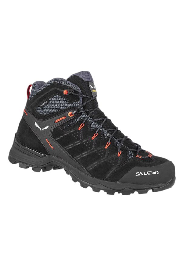 Buty trekkingowe Salewa Alp Mate mid Imperméable. Wysokość cholewki: za kostkę. Zapięcie: sznurówki. Kolor: wielokolorowy, szary, czarny, pomarańczowy. Materiał: materiał, syntetyk. Szerokość cholewki: normalna. Sport: turystyka piesza
