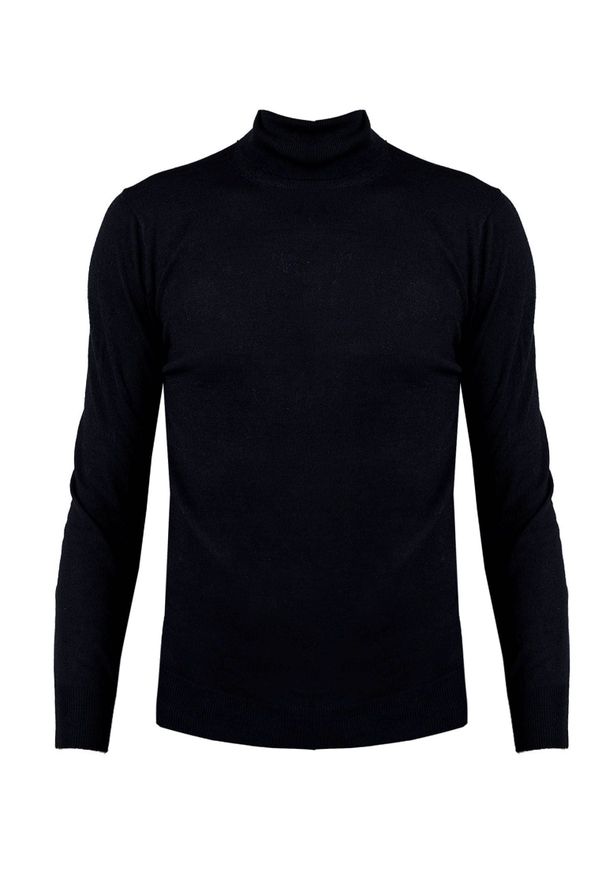 Xagon Man Sweter "Turtleneck" | A22081 & ELV18 | Mężczyzna | Granatowy. Okazja: na co dzień. Typ kołnierza: golf. Kolor: niebieski. Materiał: nylon, akryl, poliester, wełna. Styl: casual