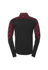 UHLSPORT - Bluza treningowa z zamkiem błyskawicznym 1/4 Uhlsport Progressive 28. Typ kołnierza: kołnierzyk stójkowy. Kolor: wielokolorowy, czarny, czerwony. Sport: piłka nożna #2