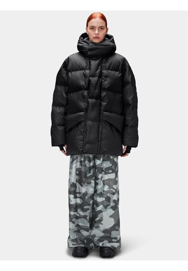 Rains Kurtka zimowa 15050 Czarny Regular Fit. Kolor: czarny. Materiał: syntetyk. Sezon: zima