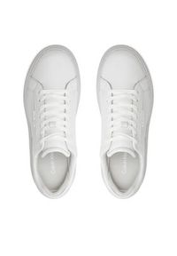 Calvin Klein Sneakersy Low Top Lace Up W/ Stripe HM0HM01494 Biały. Kolor: biały