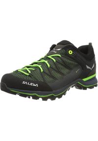 Buty trekkingowe męskie Salewa MS Mtn Trainer Lite Gtx. Zapięcie: sznurówki. Kolor: zielony. Materiał: materiał, syntetyk, tkanina. Szerokość cholewki: normalna