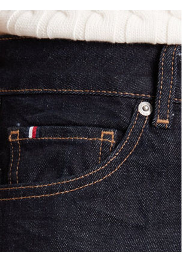 TOMMY HILFIGER - Tommy Hilfiger Jeansy WW0WW47153 Granatowy Slim Fit. Kolor: niebieski