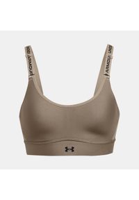 Biustonosz sportowy Under Armour Infinity 2.0 Mid Sports Bra. Kolor: brązowy