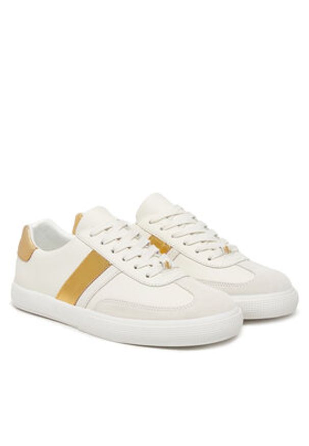 Lauren Ralph Lauren - LAUREN RALPH LAUREN Sneakersy Braylee 802P04420001 Biały. Kolor: biały. Materiał: skóra