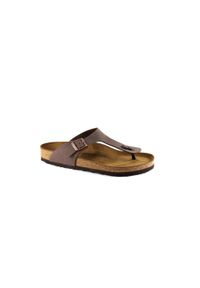 Japonki damskie Birkenstock 043751. Kolor: brązowy. Materiał: syntetyk, materiał