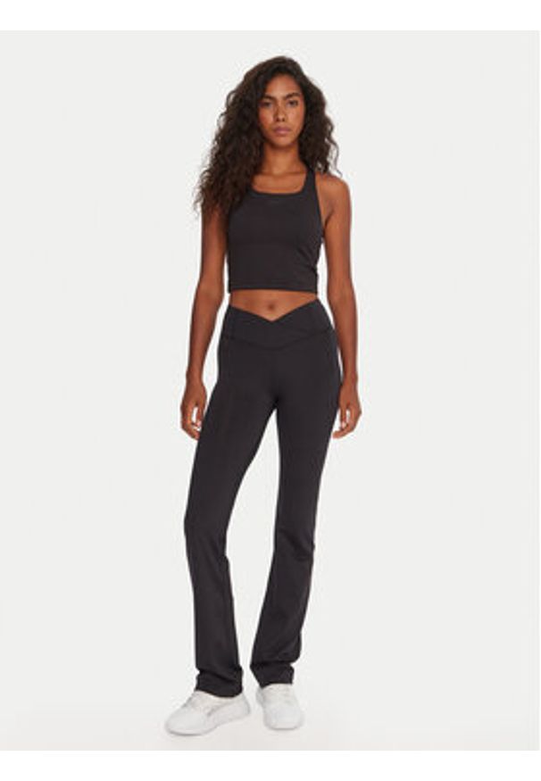 Reebok Legginsy RK25185CCW Czarny Slim Fit. Kolor: czarny. Materiał: syntetyk