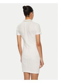 Versace Jeans Couture Sukienka codzienna 78HAOT01 Biały Regular Fit. Okazja: na co dzień. Kolor: biały. Materiał: bawełna. Typ sukienki: proste. Styl: casual #3