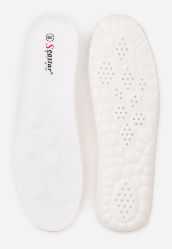 Born2be - Fuksjowe Sneakersy na Grubej Podeszwie Ozdobione Geometrycznym Wzorem Asoastis. Okazja: na spacer, na co dzień, do pracy. Kolor: różowy. Materiał: prążkowany, dzianina. Wzór: geometria, aplikacja. Sport: turystyka piesza