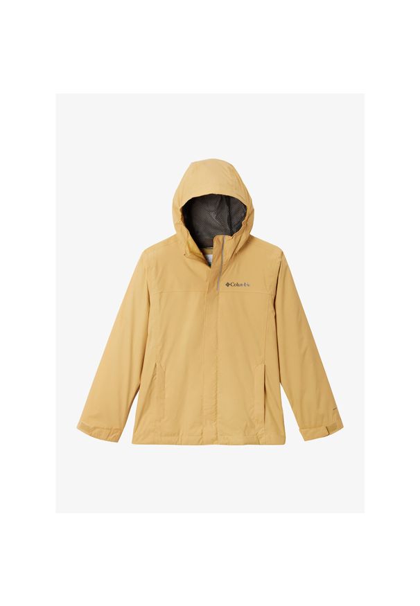 columbia - Kurtka przeciwdeszczowa chłopięca Columbia Watertight Jacket. Kolor: żółty. Sport: turystyka piesza