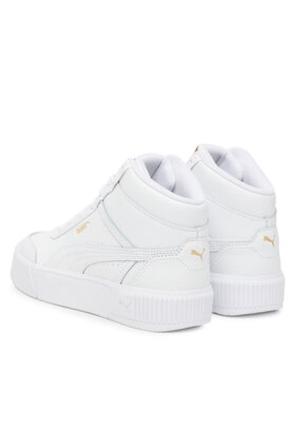 Puma Sneakersy Carina Mia Mid 402640 01 Biały. Kolor: biały. Materiał: skóra