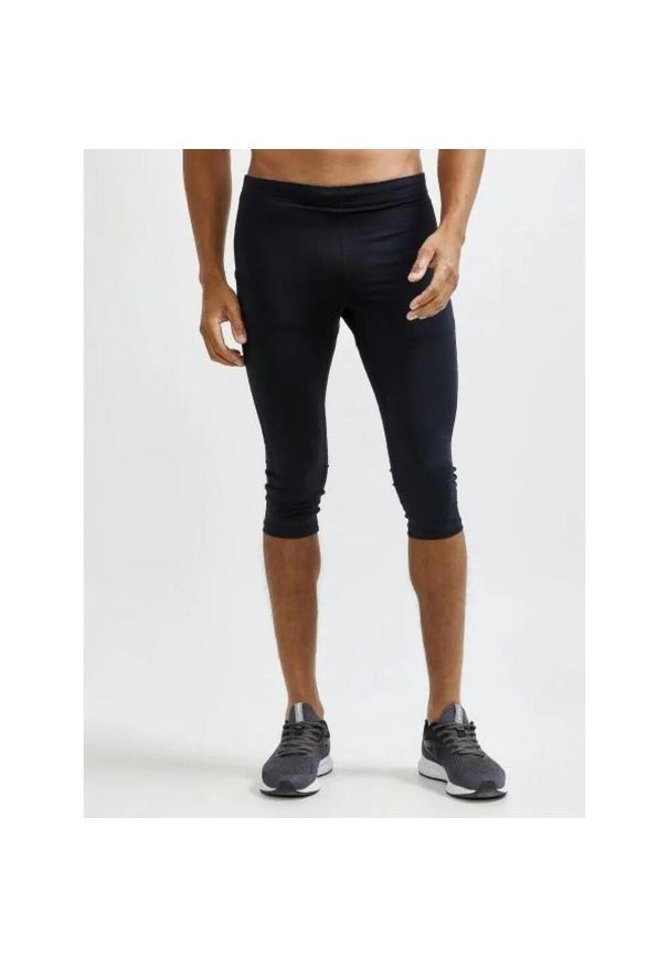Legginsy Craft adv essence knickers. Kolor: czarny. Materiał: materiał. Sport: fitness